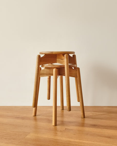 Hagi Stackable Wood Stool