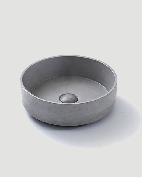 Concrete Round Basin (Grey)